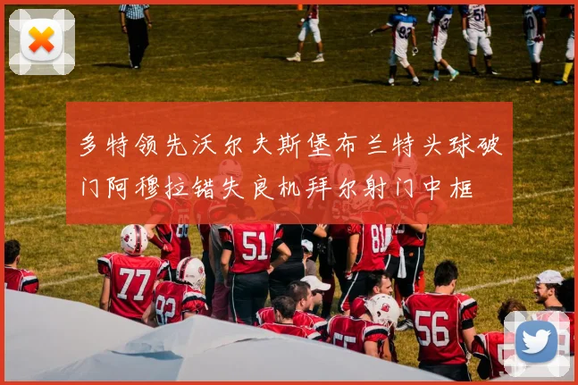 多特领先沃尔夫斯堡布兰特头球破门阿穆拉错失良机拜尔射门中框